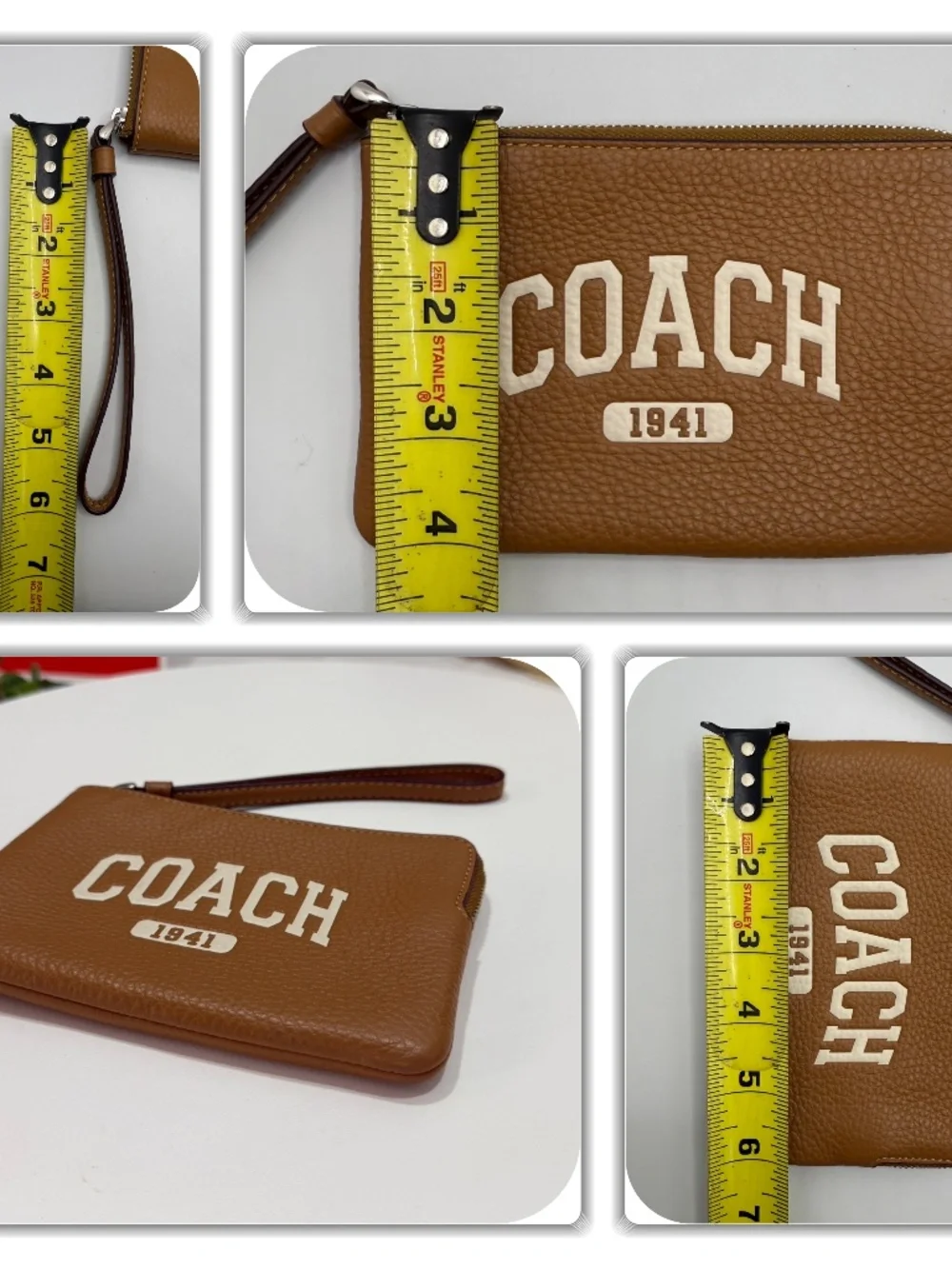 IMPRESSIVE COACH BROWN COACH 1941 LOGO WRISTLET!
